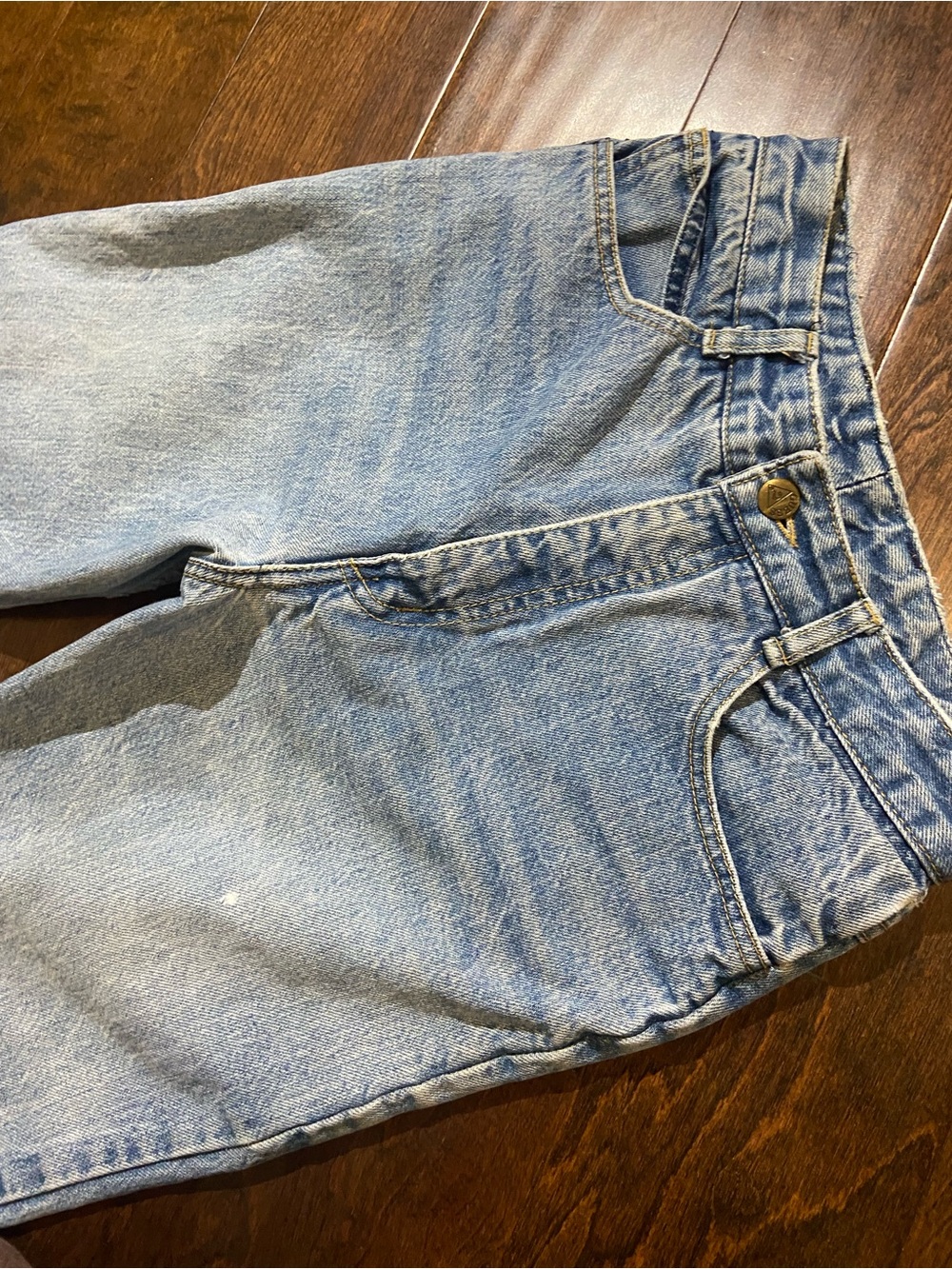 Vintage VTG 90s Guess high waist zip ankle Jeans SZ 24, - Picture 4 of 10